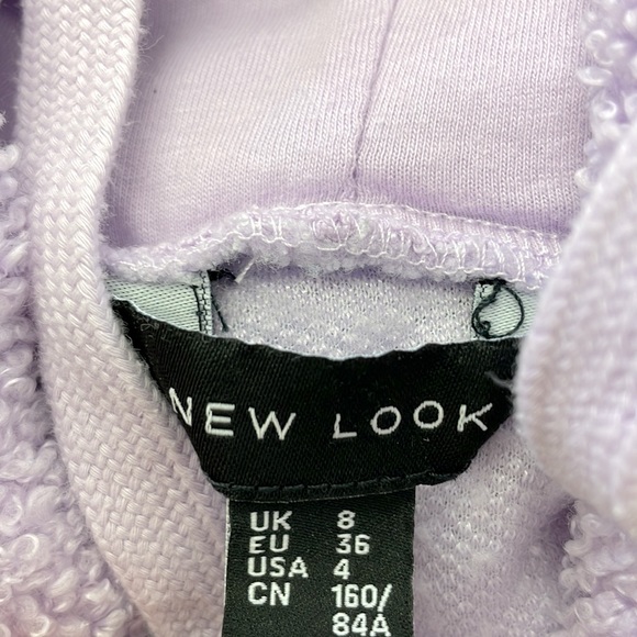 New Look • Lilac Teddy Hoodie - Picture 7 of 12